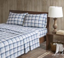 Open Box: Allesi Plaid Flannel Sheet Set