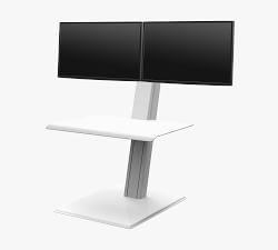 Humanscale&#174; Quickstand Eco Dual Monitor Crossbar Stand