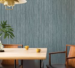 Grasscloth Chambray Peel &amp; Stick Removable Wallpaper