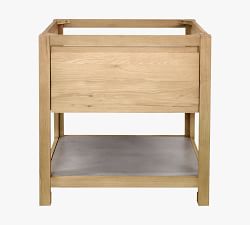 Rilen 30&quot; Handcrafted Single Vanity with Trough Sink