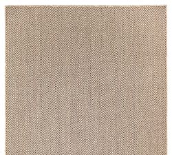 Custom Chevron Weave Sisal  Rug