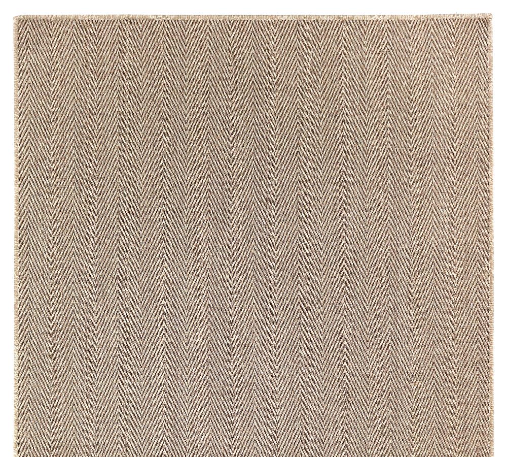 Custom Chevron Weave Sisal  Rug