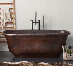 Emryn 66&quot; Handcrafted Freestanding Copper Bathtub