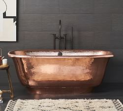 Emryn 66&quot; Handcrafted Freestanding Copper Bathtub