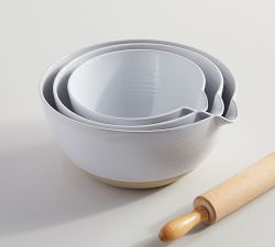 Open Box: Quinn Handcrafted Stoneware Mixing Bowls - Set of 3