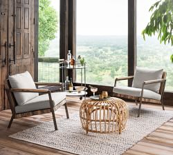 Rattan Accent Table