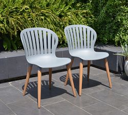 Saldano 7-Piece Teak Rectangular Dining Table Set