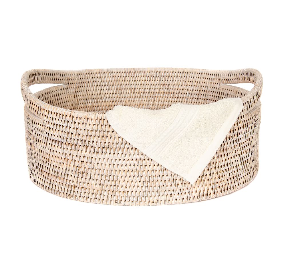 Tava Handwoven Rattan Oval Basket