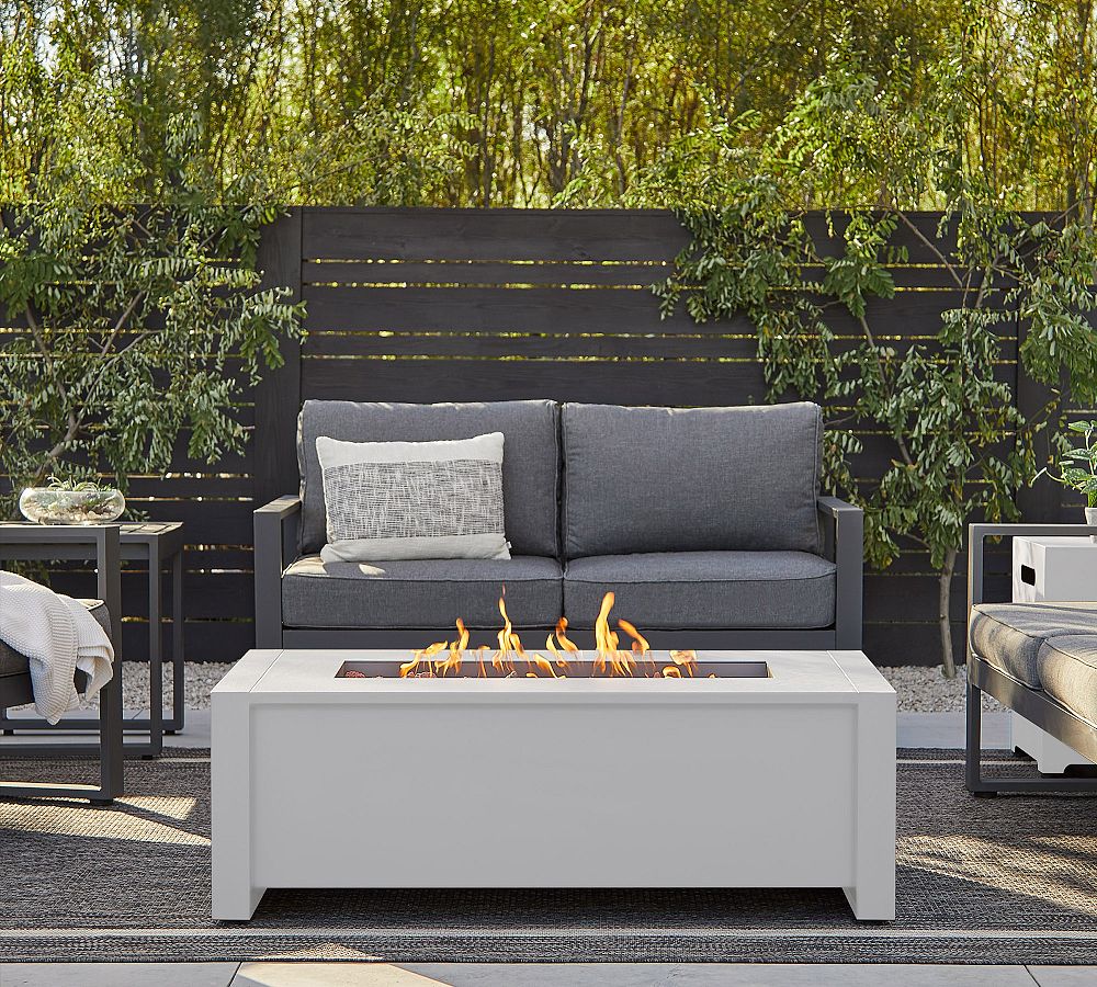 Asher Rectangular Propane Fire Pit Table (42&quot;)