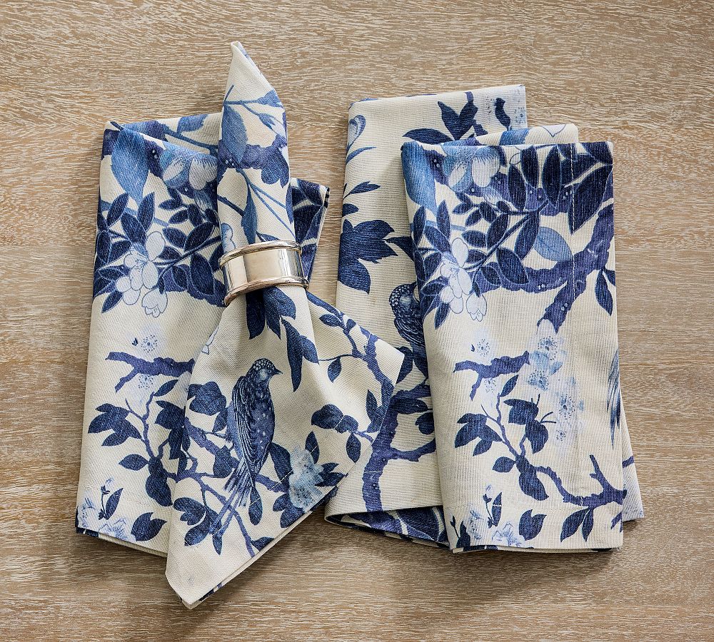 Nola Cotton/Linen Napkins - Set of 4