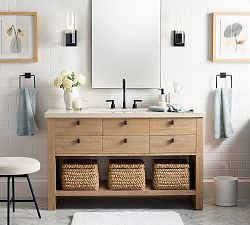 Modern Farmhouse 60&quot; Single Wide Sink Vanity