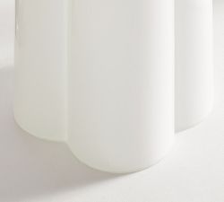 Bella Milk Glass Table Lamp (28&quot;)