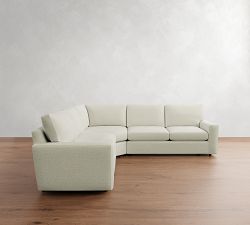 Pearce Modern Square Arm 3-Piece L-Shaped Sectional (118&quot;)
