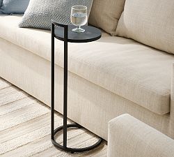 Fiji Metal Round Outdoor C-Table (11&quot;)