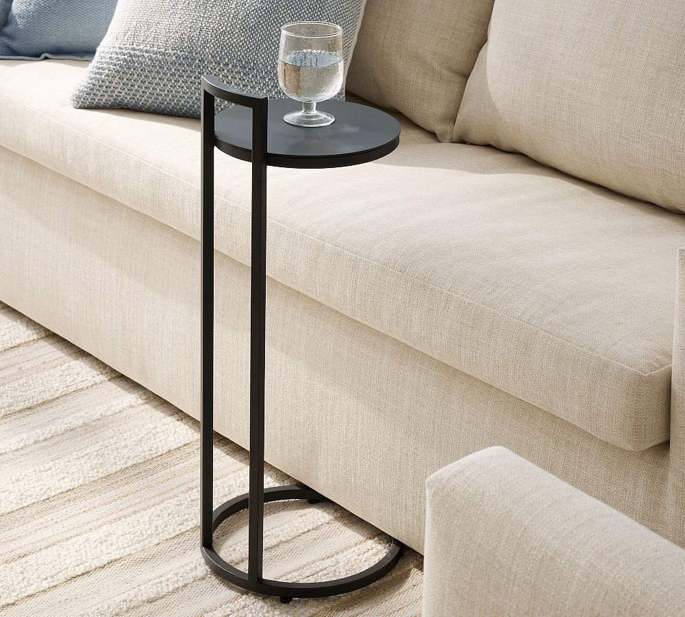 Fiji Metal Round Outdoor C-Table (11&quot;)