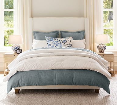 Pottery Barn Essentials Bed Skirt buy Cal King 14