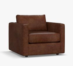 Carmel Slim Arm Leather Chair