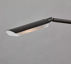Post LED Marble Floor Lamp (47&quot;-61&quot;)