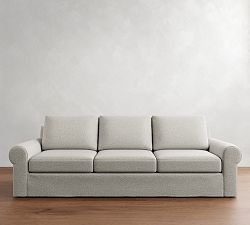 Big Sur Roll Arm Slipcovered Sofa (77&quot;-121&quot;)