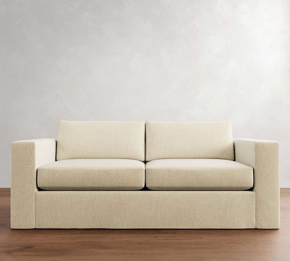 Carmel Wide Arm Slipcovered Sleeper Sofa (79&quot;-86&quot;)