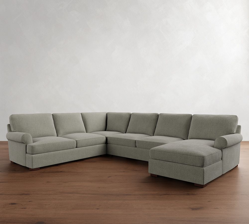 Townsend Roll Arm L-Shaped Chaise Sectional (144&quot;)