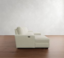 Big Sur Square Arm Power Reclining Double Chaise Sectional (146&quot;170&quot;)