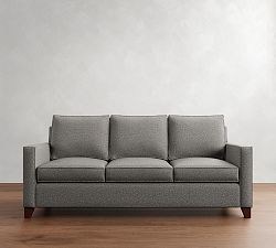 Cameron Square Arm Sleeper Sofa with Memory Foam Mattress (54&quot;&ndash;86&quot;)