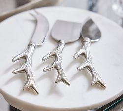 Stag Cheese Knives - Set of 3