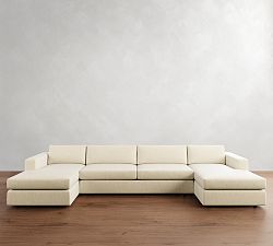 Carmel Wide Arm Double Chaise Sectional (144&quot;&ndash;176&quot;)