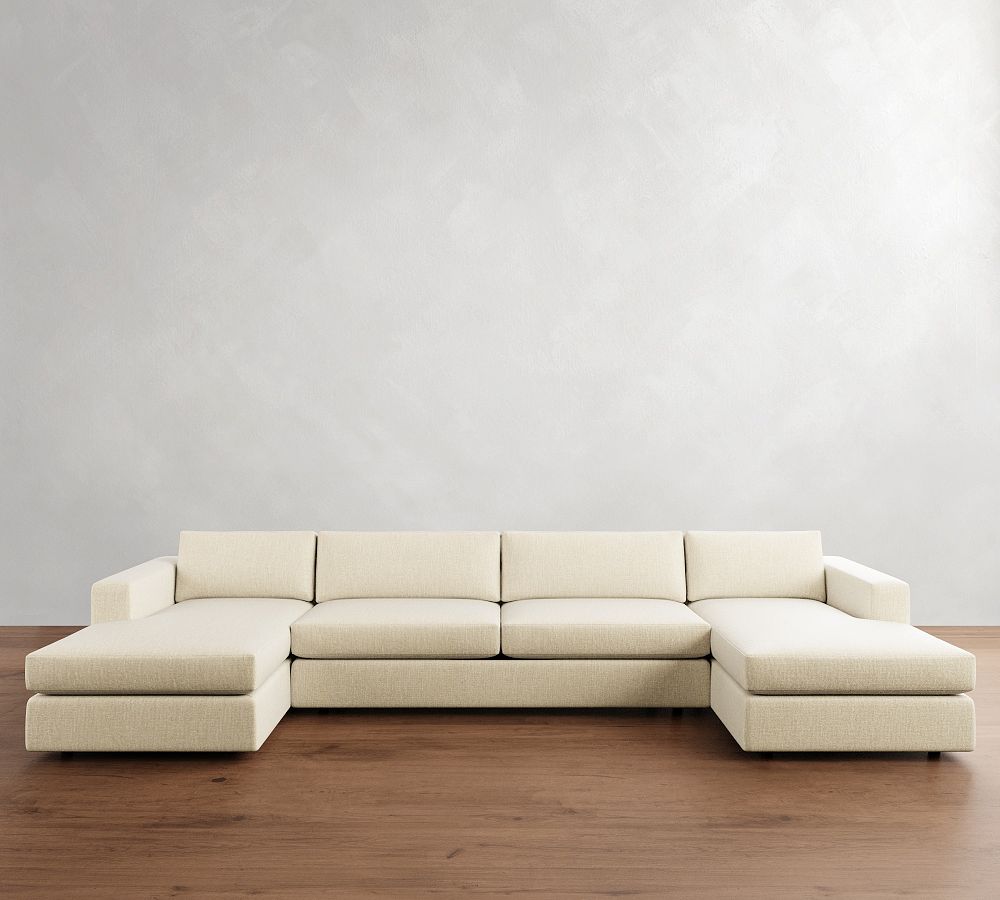 Carmel Wide Arm Double Chaise Sectional (144&quot;&ndash;176&quot;)