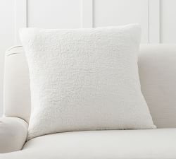 Bryce Sherpa Back Check Pillow Cover