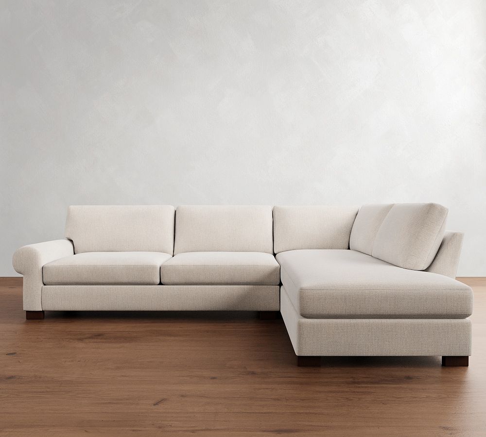 Turner Roll Arm Return Bumper Sectional (112&quot;&ndash;126&quot;)