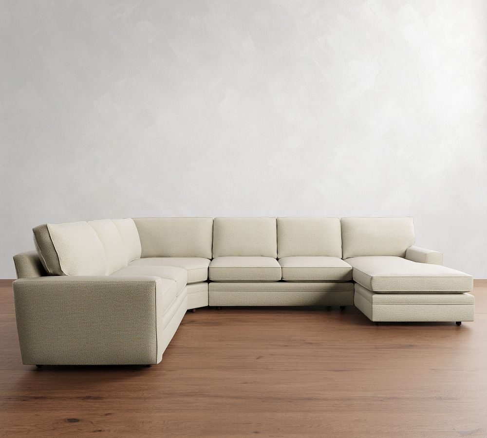 Pearce Square Arm 4-Piece Wedge Sectional (142&quot;)