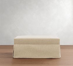 Buchanan Slipcovered Cocktail Storage Ottoman