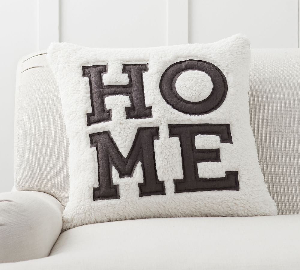 Home Sherpa Pillow Cover