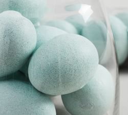 Faux Speckled Decorative Eggs - Set of 6