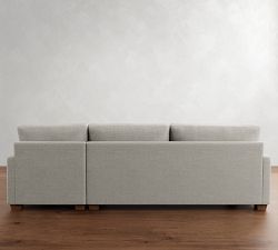 PB Comfort Modern Square Arm Chaise Sectional (100&quot;-126&quot;)