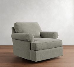 Townsend Roll Arm Swivel Chair