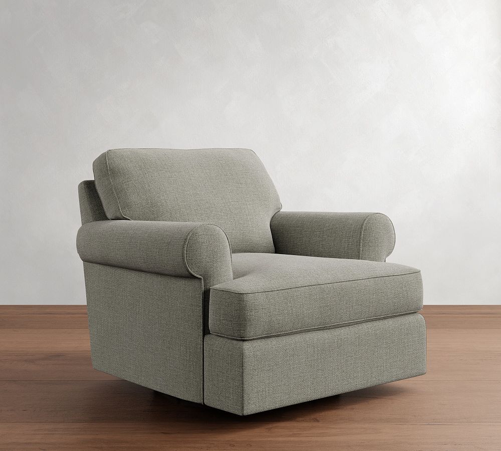 Townsend Roll Arm Swivel Chair