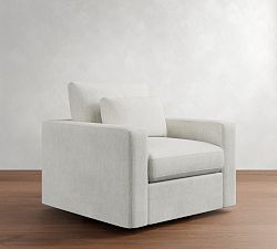 Westwood Square Arm Deep Seat Swivel Chair