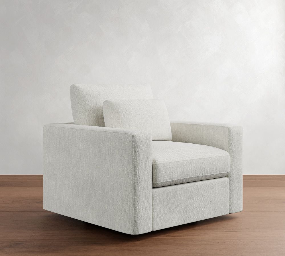 Westwood Square Arm Deep Seat Swivel Chair