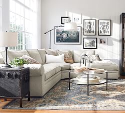 Pearce Roll Arm 3-Piece Bumper Sectional (133&quot;)