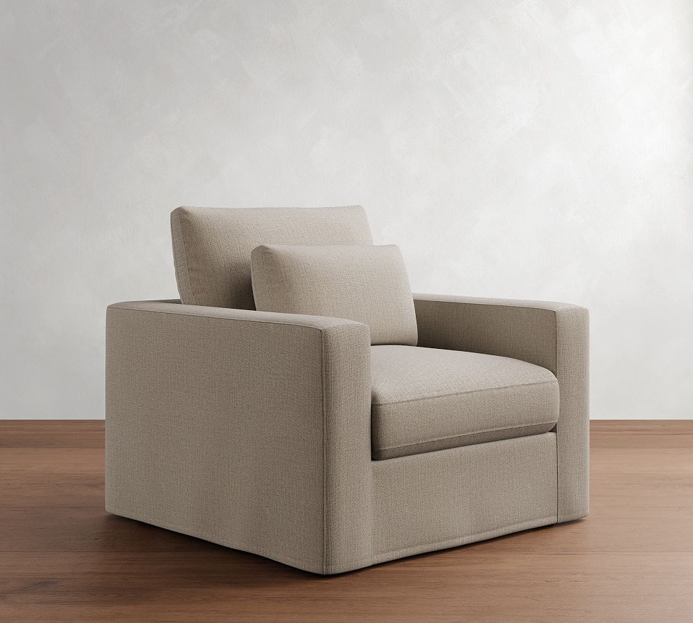 Westwood Square Arm Deep Seat Slipcovered Chair