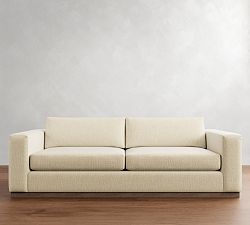 Carmel Wide Arm Wood Base Sofa (62&quot;&ndash;122&quot;)