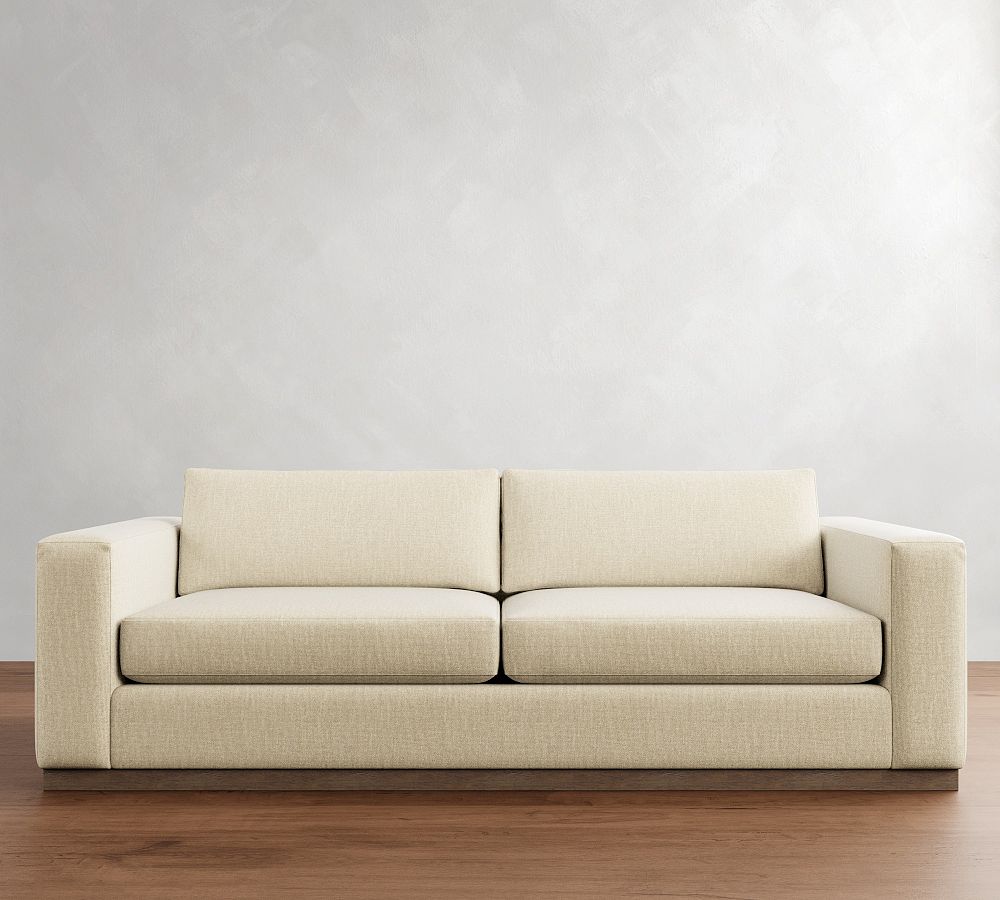 Carmel Wide Arm Wood Base Sofa (62&quot;&ndash;122&quot;)