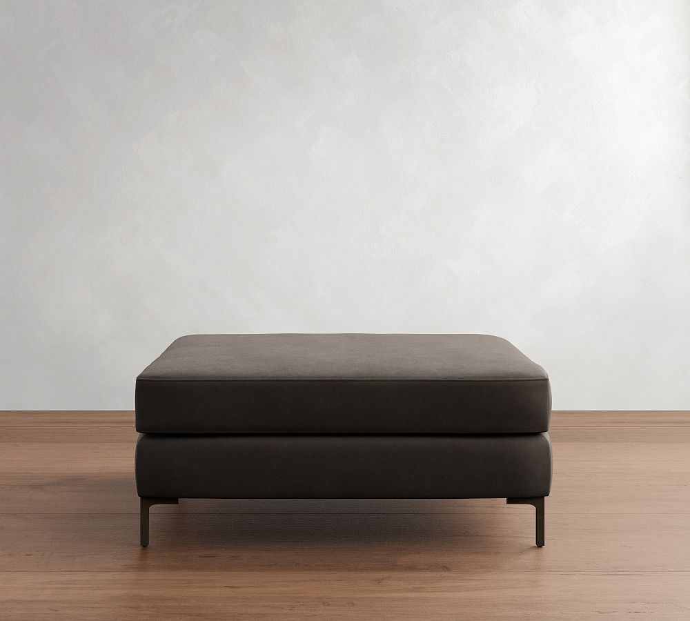 Jake Leather Sectional Ottoman