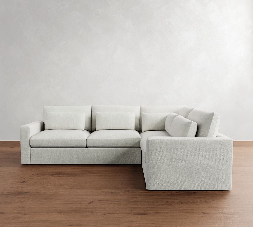 Westwood Square Arm Deep Seat 3-Piece Sectional (122&quot;)