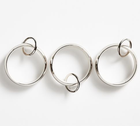 Featherweight Curtain Double Rings