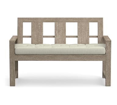 Pottery barn outdoor bench cushion discount