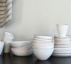 Abbesses Porcelain Mugs, Set of 4